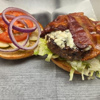 Black and Bleu Burger